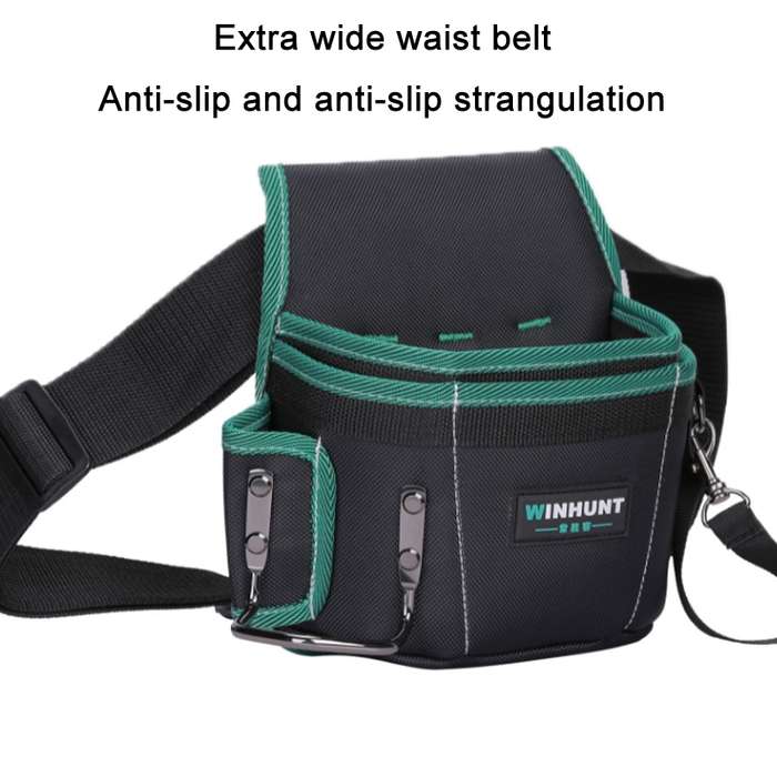 WINHUNT Multifunctional Canvas Electrician Tool Durable Storage Bag, Series: WH144