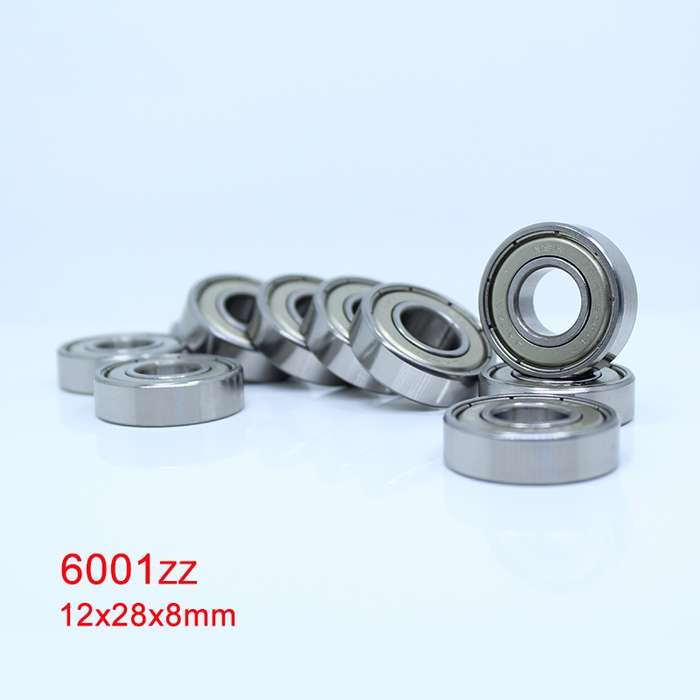 6001zz 20pcs Miniature Bearings Silent Deep Groove Ball Bearings