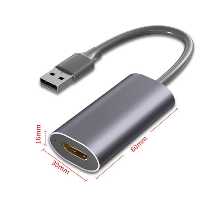 HD31 HDMI To USB2.0 High Definition Game Live Recording 4K With Cable Collector