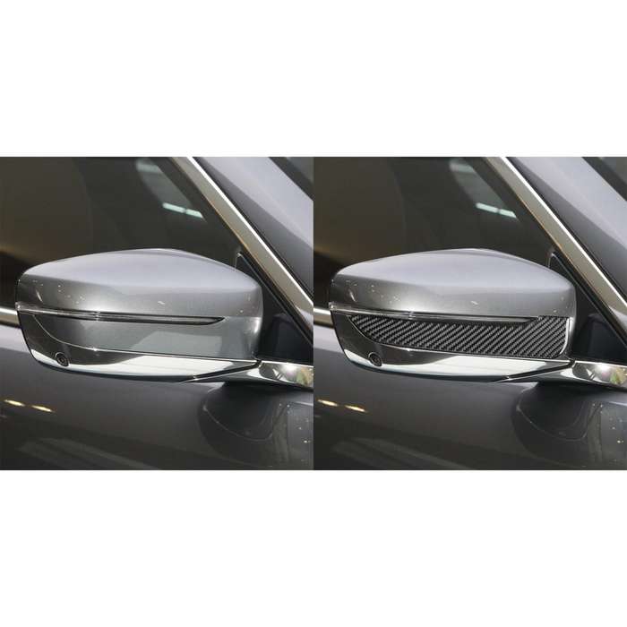 For 2019-2024 BMW 8 Series G14 2pcs /Set Right-hand Drive Rearview Mirror Anti-scratch Strip Sticker