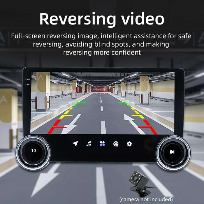 10.1 inch IPS Display + 2.5D Touch Screen Bluetooth FM Radio Car Navigation Machine, Memory: 1+32G