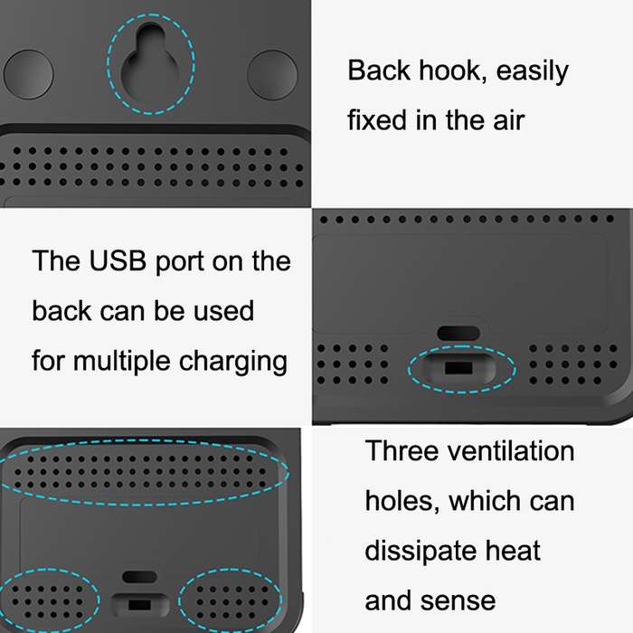 PTH-9C Gas Detector Infrared Carbon Dioxide Detector Temperature And Humidity Meter