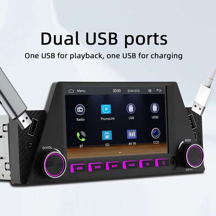 4.7 inch AUTO/CarPlay Navigation Bluetooth FM Radio Car MP5 Marquee(161W)