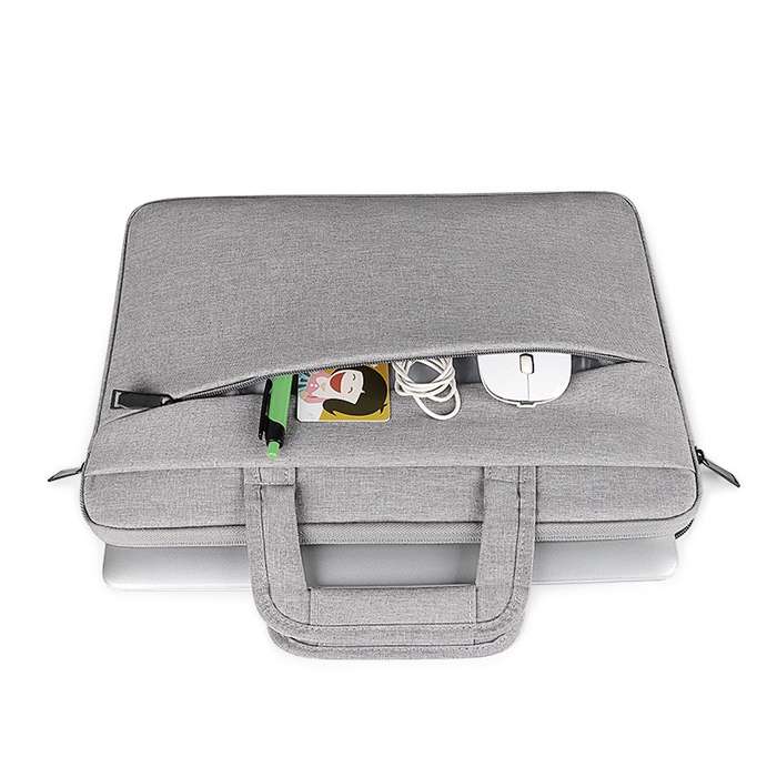 ST03 Waterproof Laptop Storage Bag Briefcase Multi-compartment Laptop Sleeve, Size: 15.6 inches(Pin