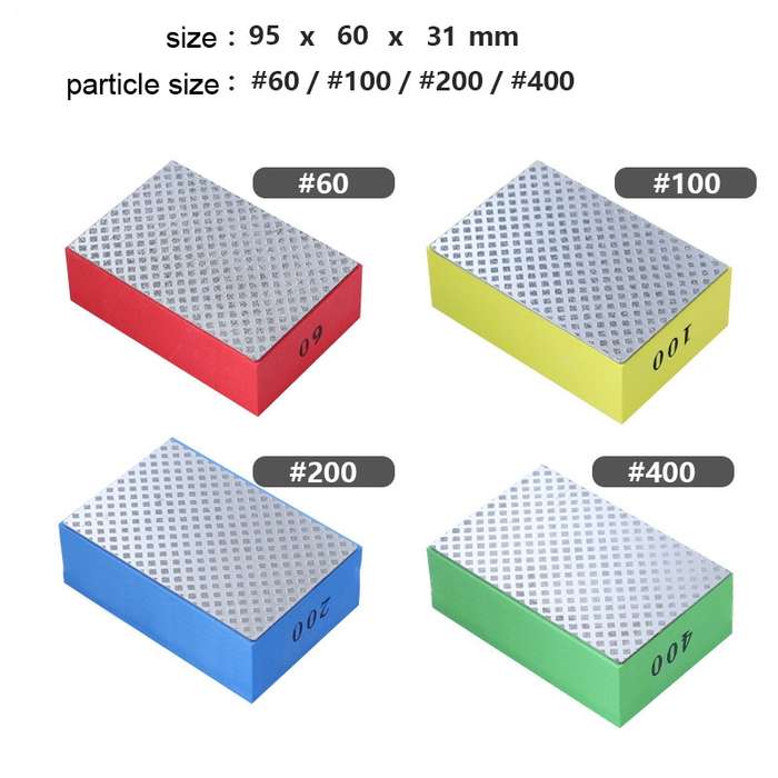 JGS-956031 Tile Glass Deburring Rubbing Board Hand Rubbing Sheet, Particle Size: 400