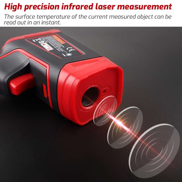 TASI TA603D -32-1880 degrees Celsius Color Screen Infrared Thermometer Industrial Electronic Thermom
