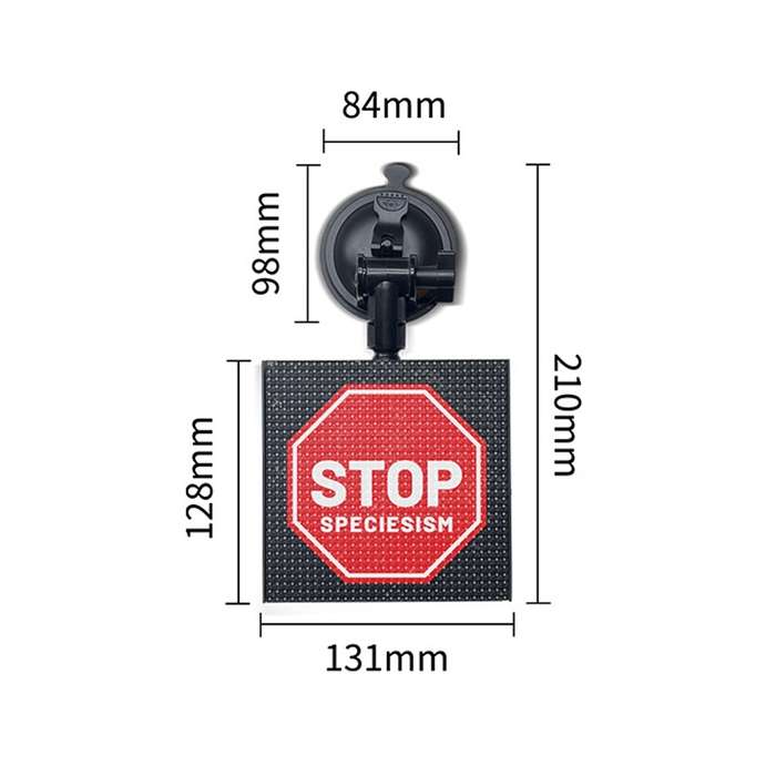 LED Dynamic Emoticon Car Bluetooth Display Screen 5V USB Interface