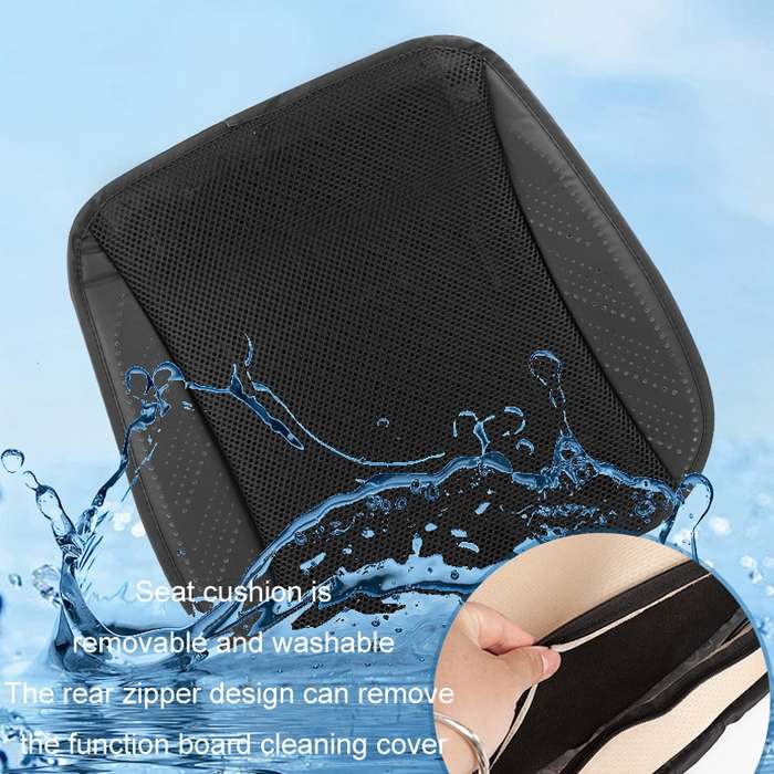 Multifunctional USB Fan Ventilation Heat Dissipation Car Seat Cushion(Blue)
