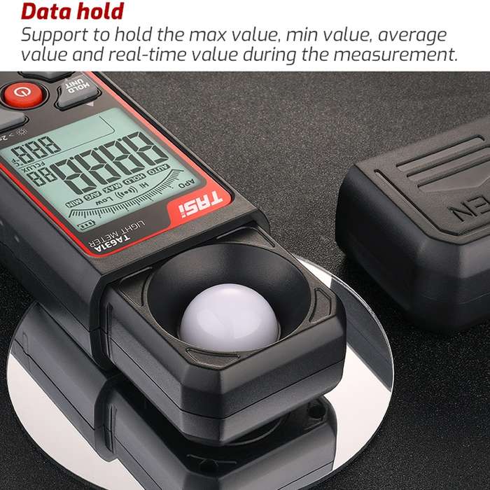 TASI TA631A 200,000 LUX Illuminating Meter Bright Test Instrument Brightness Light Meter