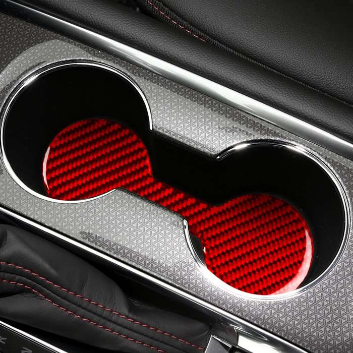 For Chevrolet Malibu 2016-2024 Left-hand Drive Coaster Decorative Sticker(Red)