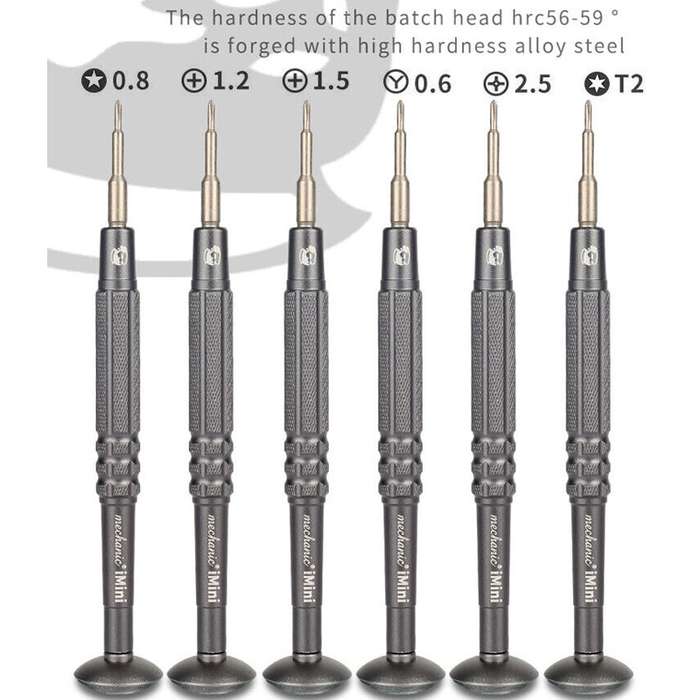 MECHANIC iMini Series Mobile Phone Repair Glasses Screw Batch Clock Tool, Series: Triangle 0.6