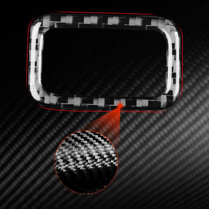 For Jaguar F-TYPE 2013+ Left And Right Drive Universal Trunk Button Sticker(Red)