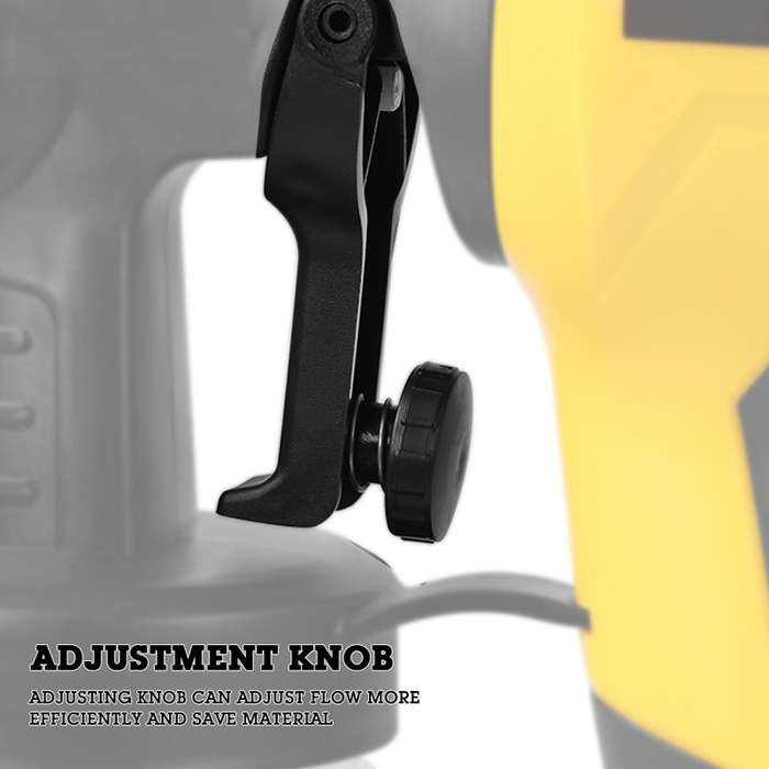 HILDA High Voltage Motorized Paint Spray Tool Portable And Detachable, Specification: With Anti-Touc