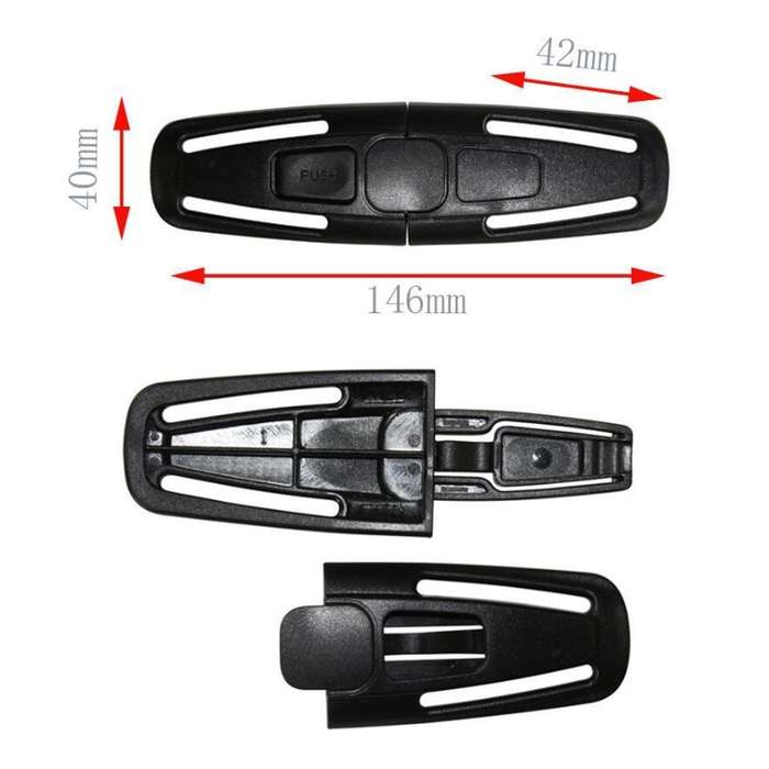 Child Safety Seat Belt 5-point Chest Buckle Adjustment Lock