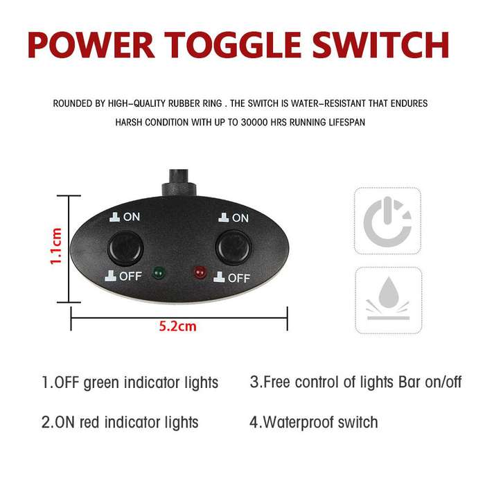 4.5 Inch Square Mixed Luminous Aangel Eye Car Work Light(X10)