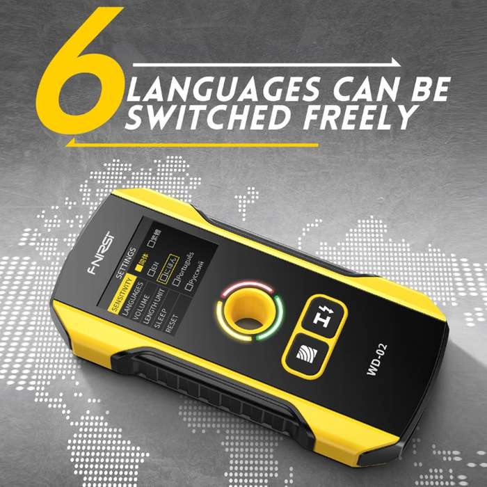 FNIRSI Multifunctional Wall Wire And Metal Rebar Detector(WD-02)