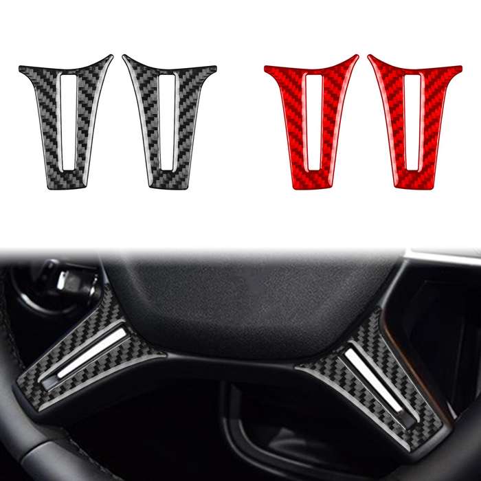 For Mercedes-Benz G-Class W463 2pcs /Set Steering Wheel Sticker(Red)