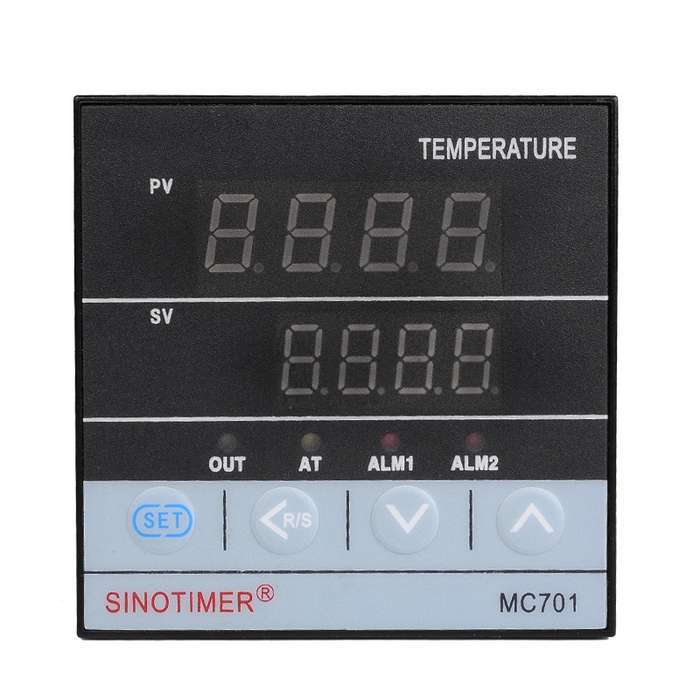 SINOTIMER MC701 Universal Input Short Case PID Intelligent Temperature Controller Meter Heating Cool