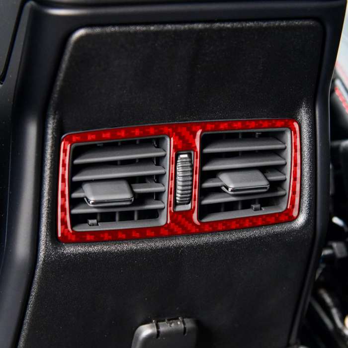 For Mercedes-Benz G-Class W463 Rear Air Outlet Sticker(Black)