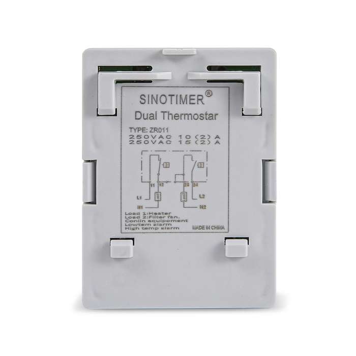 SINOTIMER Small Mechanical Temperature Regulator Control Panel Thermostat, Model: ZR011