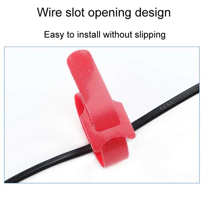 20pcs Nylon Fixed Packing Tying Strap Data Cable Storage Bundle, Model: 12 x 150mm Green
