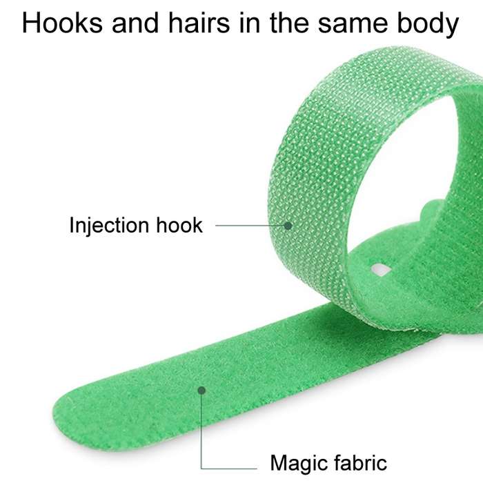 20pcs Nylon Fixed Packing Tying Strap Data Cable Storage Bundle, Model: 12 x 150mm Green