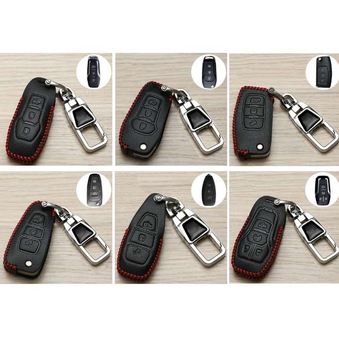 For Ford Car Key Cover Keychain Anti-lost Number Plate, Style: C