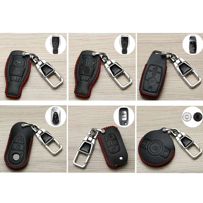 For Mercedes-Benz Car Key Cover Multifunctional Keychain Anti-lost Number Plate, Style: B