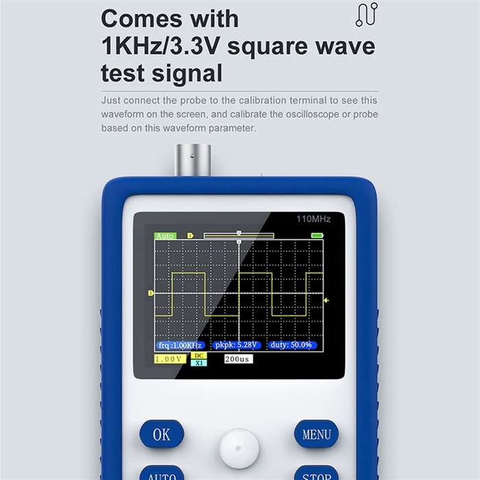 FNIRSI 1C15 Handheld Mini Portable Digital Oscilloscope With EU Plug