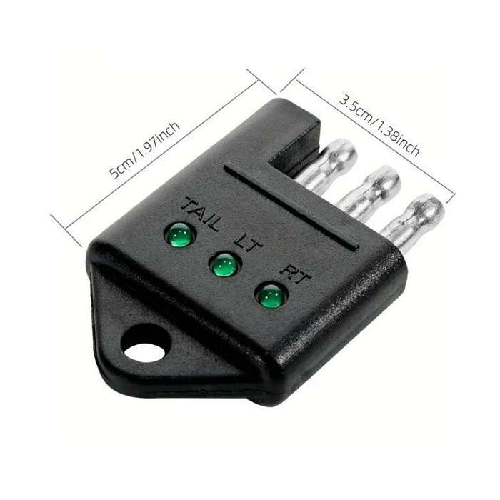 American Trailer Connector RV Yacht Power Plug Tester(4Pin)