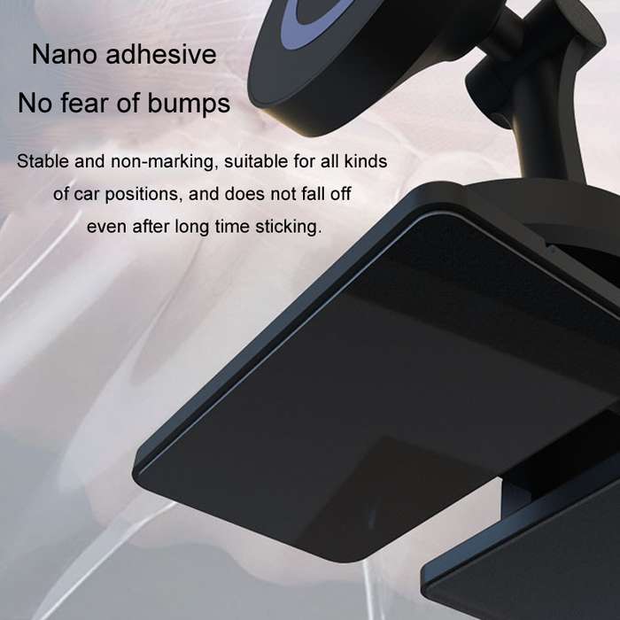 Center Console 360 Rotating Magnetic Car Phone Holder Zinc Alloy Automotive Navigation Bracket(