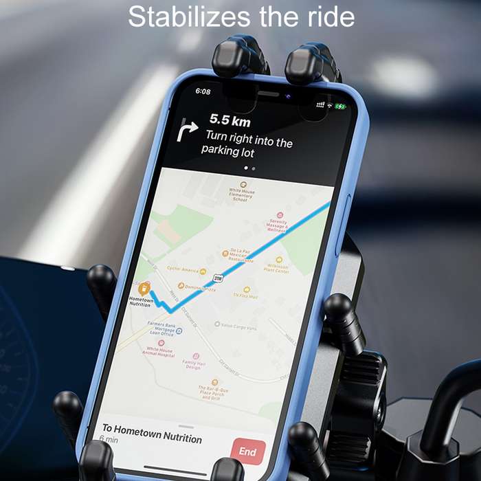 Kewig Motorcycle Octopus Holder Anti-Theft Motorcycle Cell Phone Mounts, Model: M26-C4