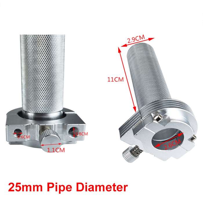 For Harley 883 / 1200 Aluminum Alloy Motorcycle Throttle Twist Oil Twist Oiler, Size: 25mm(Blac