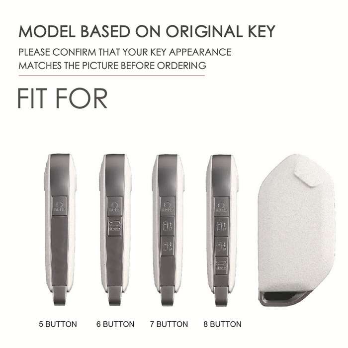For Kia 2024 Hallmo Car Key Protective Cover, Color: 8 Keys Blue