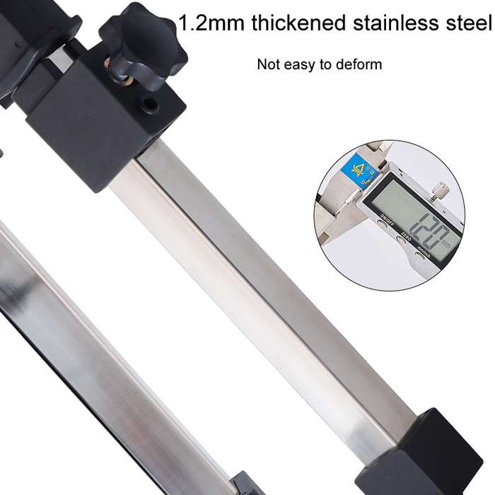 Carpenter Telescopic Decoration Support Pole Cabinet Installation Hoisting Lifting Bracket(Black)