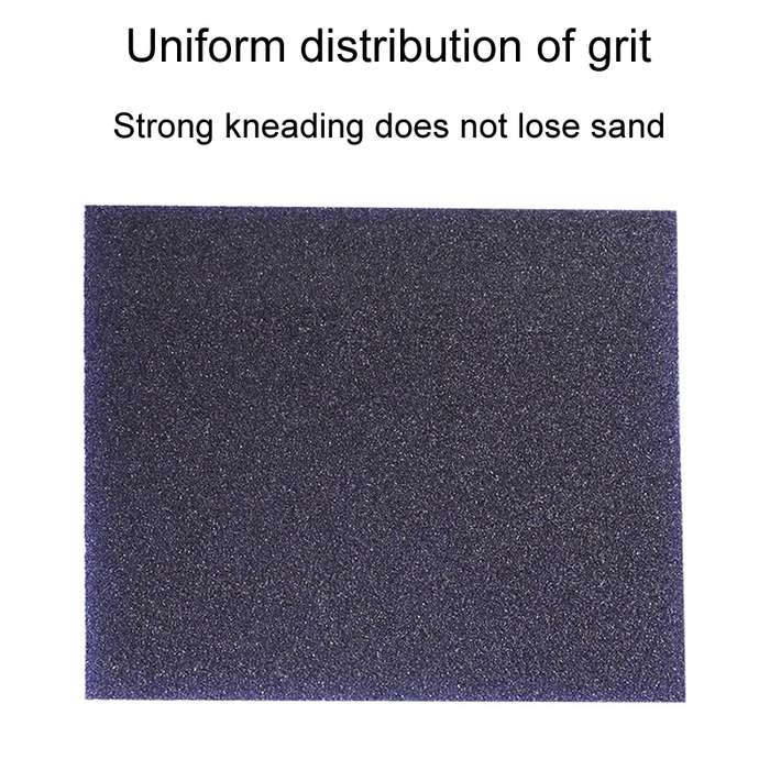 60# Woodworking Polishing Metal Rust Removal Wet And Dry Sponge Sandpaper