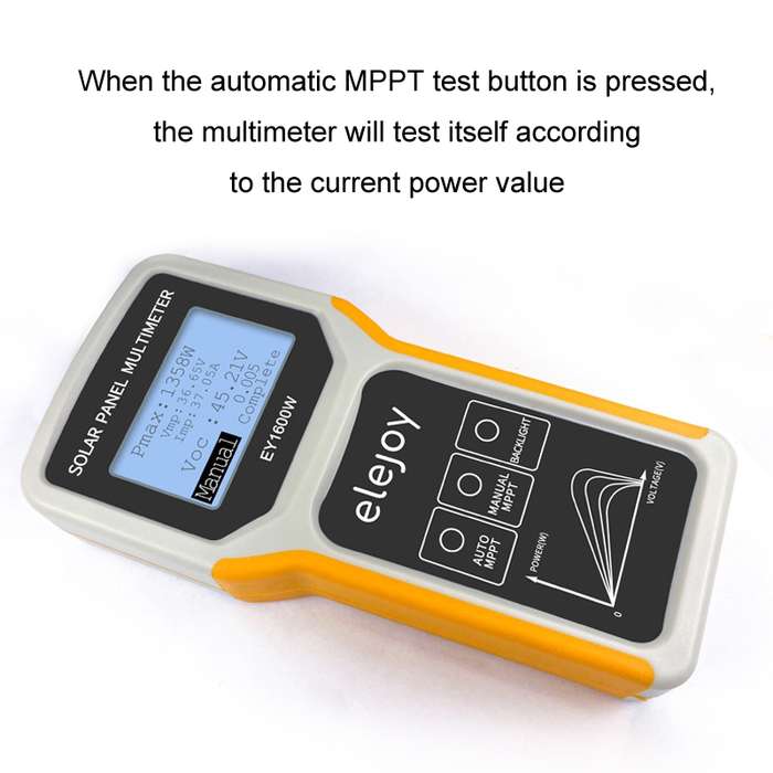 elejoy 1600W MPPT Solar Photovoltaic Panel Multimeter(EY1600W)