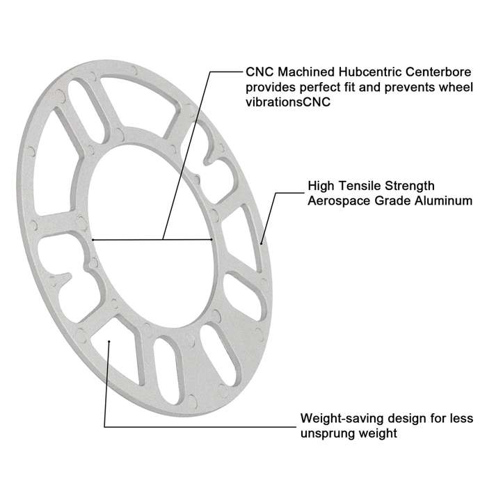 8mm Widen Wheel Hub Gasket For Car ET Modification