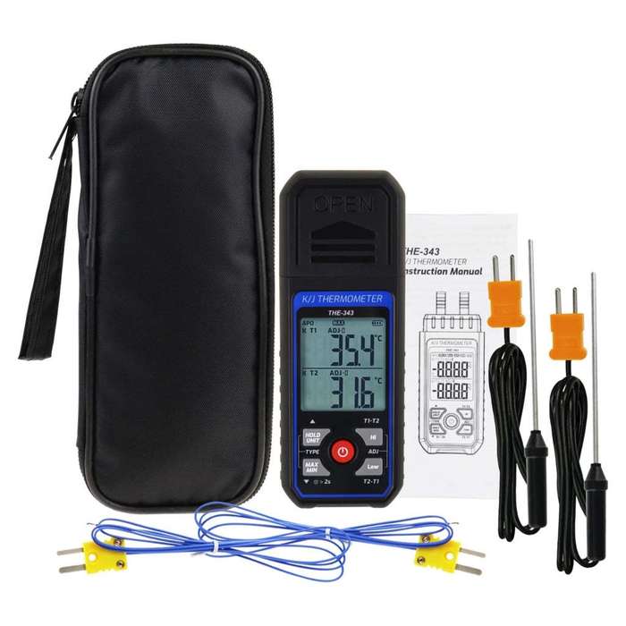 K-type Industrial High-precision Contact Probe Electronic Temperature Gauge(THE-343)