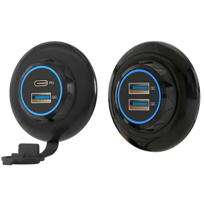 30W Car Ship Mobile Phone Fast Charging Modified USB Charger, Specifications: QC3.0+PD