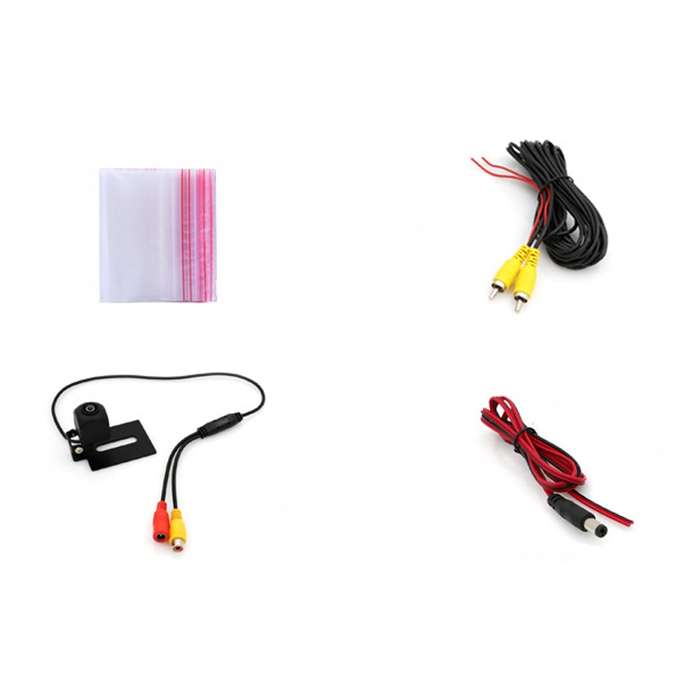 Car AHD Rear View High Definition Night Vision Reversing Camera, Specifications: CCD 4 Lights