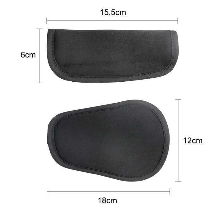 Car Child Safty Seat Belt Protective Cover, Size: 18x12cm(Gray)
