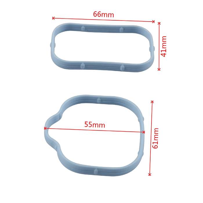 12pcs /Set Automotive Intake Manifold Gaskets For JEEP / Dodge / Chrysler, Color: Light Blue