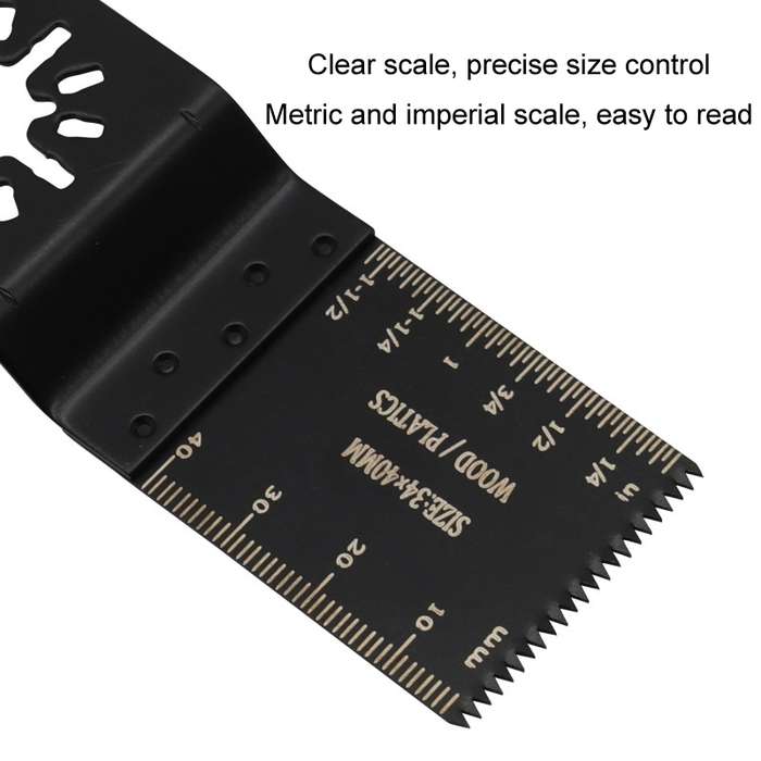 2pcs Trimmers High Carbon Steel Straight Saw Blade For Multi Tool, Style: 45mm Fine Teeth