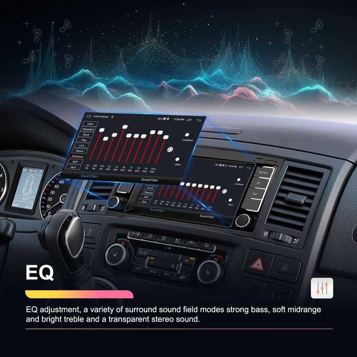 4+64G For Volkswagen Touareg 7-Inch Car WiFi Player Android 13 System Support CarPlay/Android Auto S