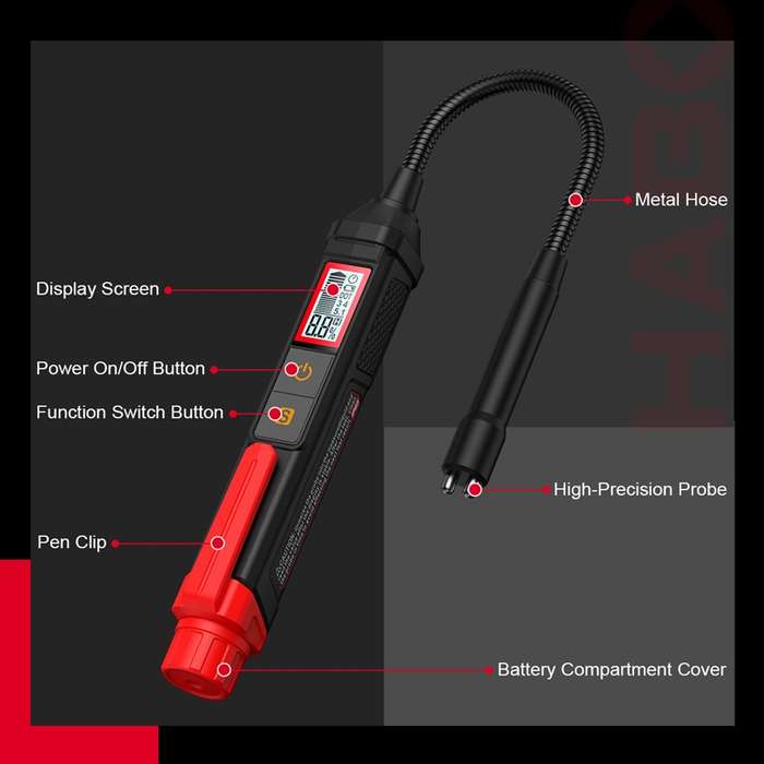 HABOTEST HT663L Motorcycle Vehicle Brake Fluid Moisture Detection Pen