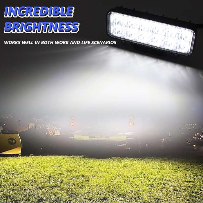 6-Inch Flood Mixed Luminous Anti-Glare Lens Long Strip Light(X1)