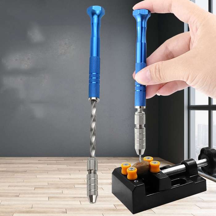 Mini Hand Drill Tool Semi-automatic Hole Drill Punching Machine For Arts And Crafts Jade Hole Punchi