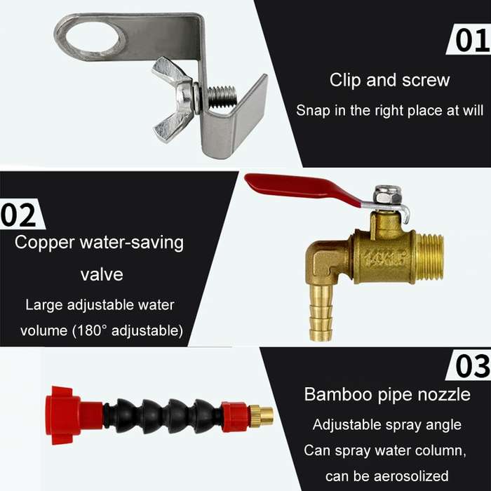 Angle Grinder Marble Cutting Machine Water Filling / Spraying Device Cooling Dusting Dust Spray Nozz