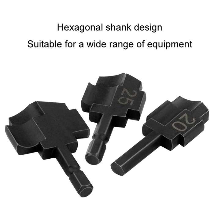32mm Hexagonal PPR Lifting Flat Drill Bit Step Drill Bit Repairing Internal Filament Leak Repairing